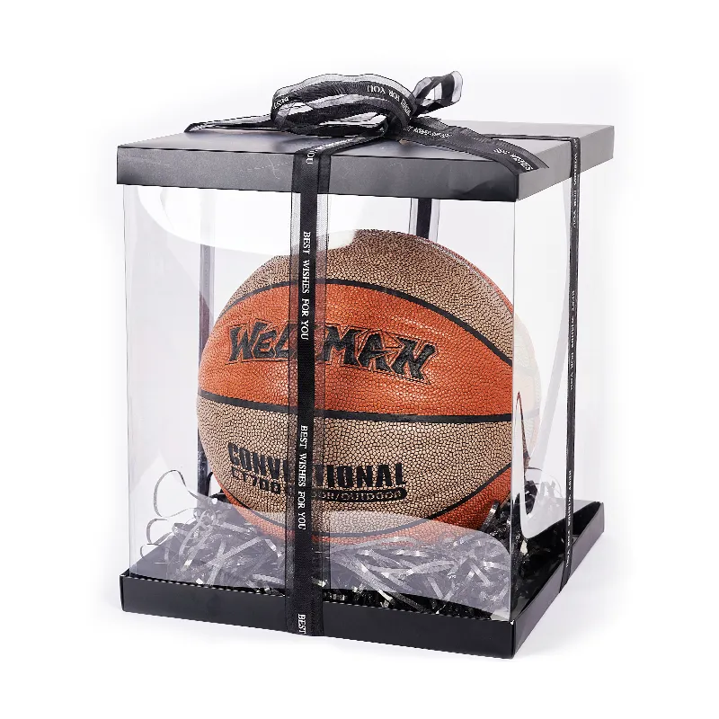 WELLman PU Basketball Orange Wave Pattern Size 7 Training Unisex-4