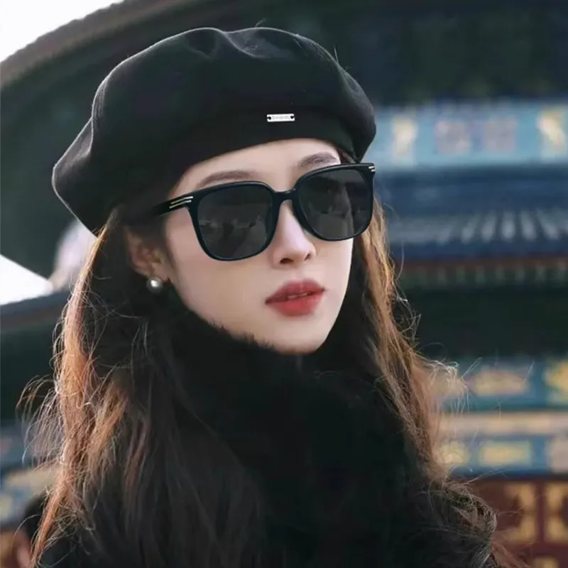CHUANGGUO TR90 Square Sunglasses Unisex-4