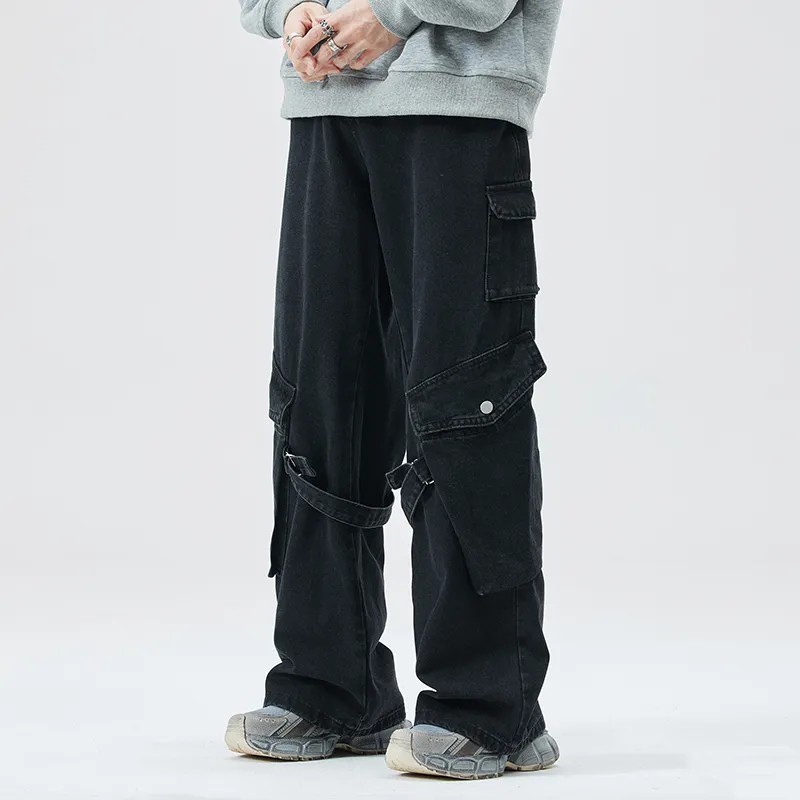 MIIRACER Jeans Unisex Black-7