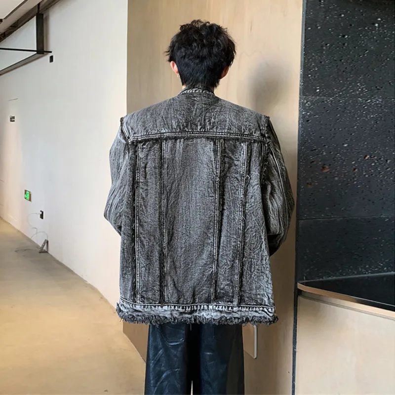 MIIRACER Denim Jacket Unisex Black-2