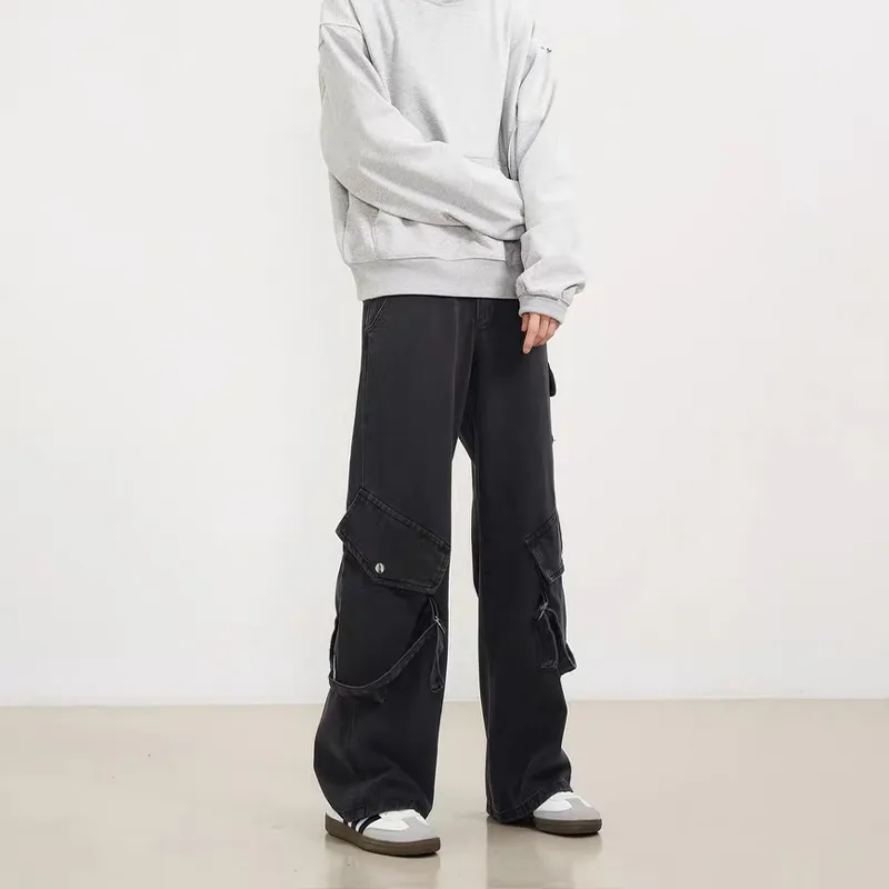 MIIRACER Jeans Unisex Black-2