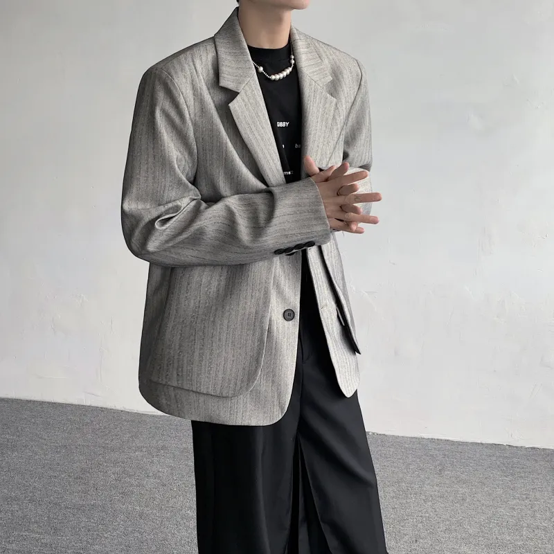 MIIRACER Business Suit Unisex Khaki-5