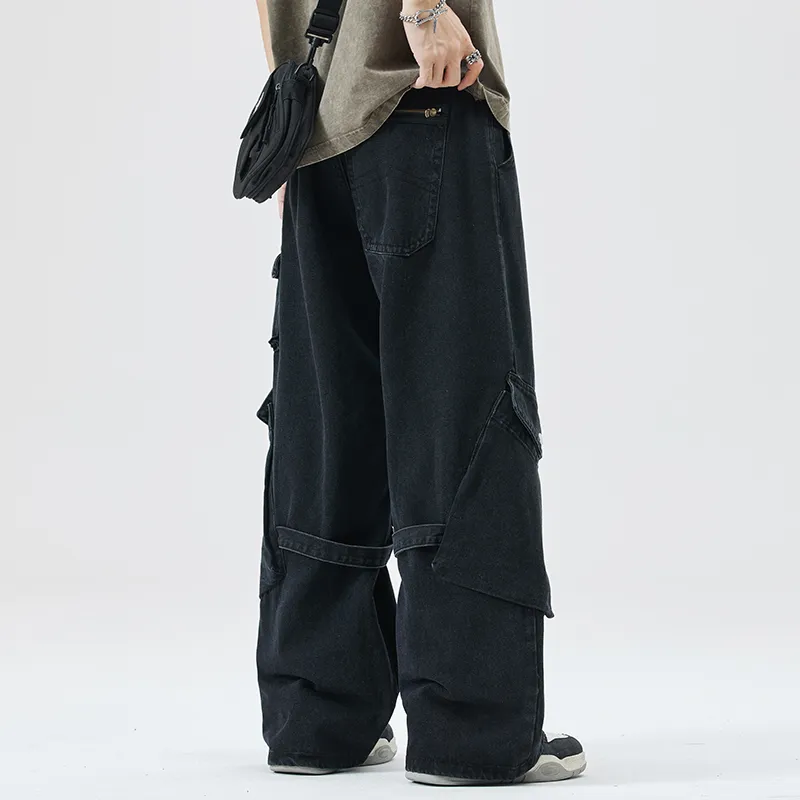 MIIRACER Jeans Unisex Black-5