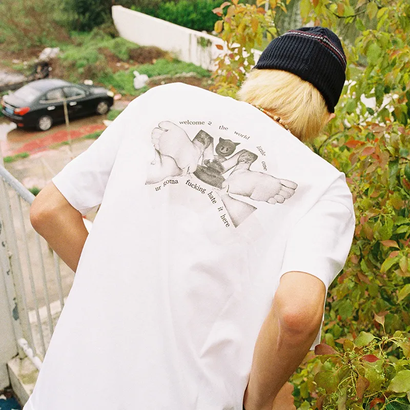POLAR SKATE CO Welcome 2 The World Tee T Shirt Unisex White-3