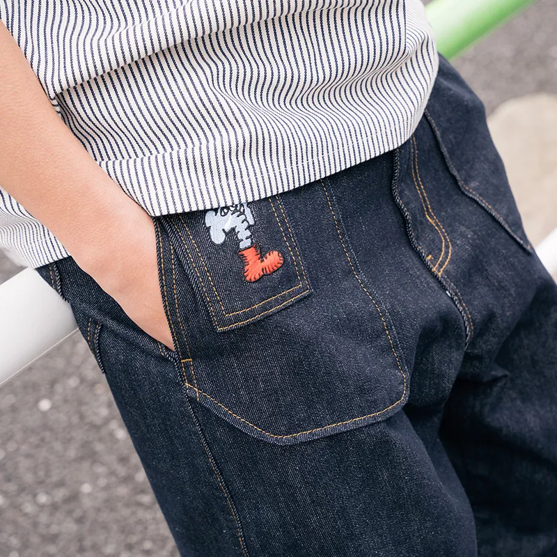 MIND ERROR Jeans Unisex Dark Blue-5