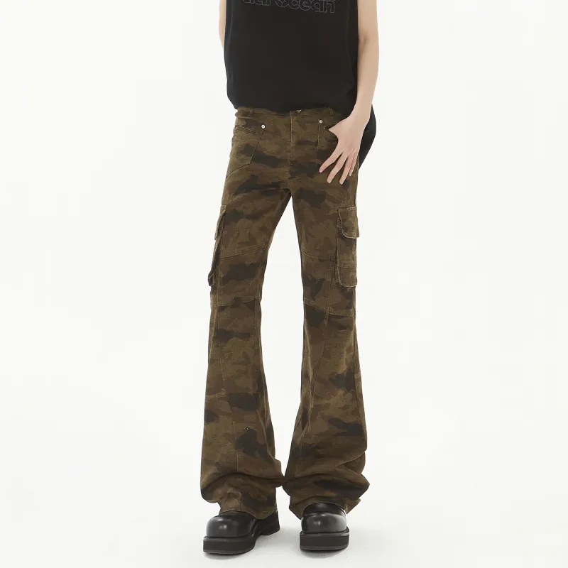 SCHEPPERHEYN Cargo Pants Unisex Camouflage Extended Length-1