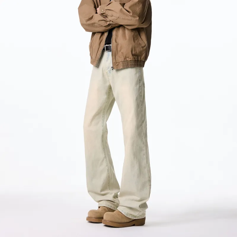SCHEPPERHEYN Jeans Unisex Washed Yellow Mud-11