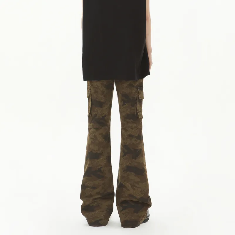 SCHEPPERHEYN Cargo Pants Unisex Camouflage Extended Length-3
