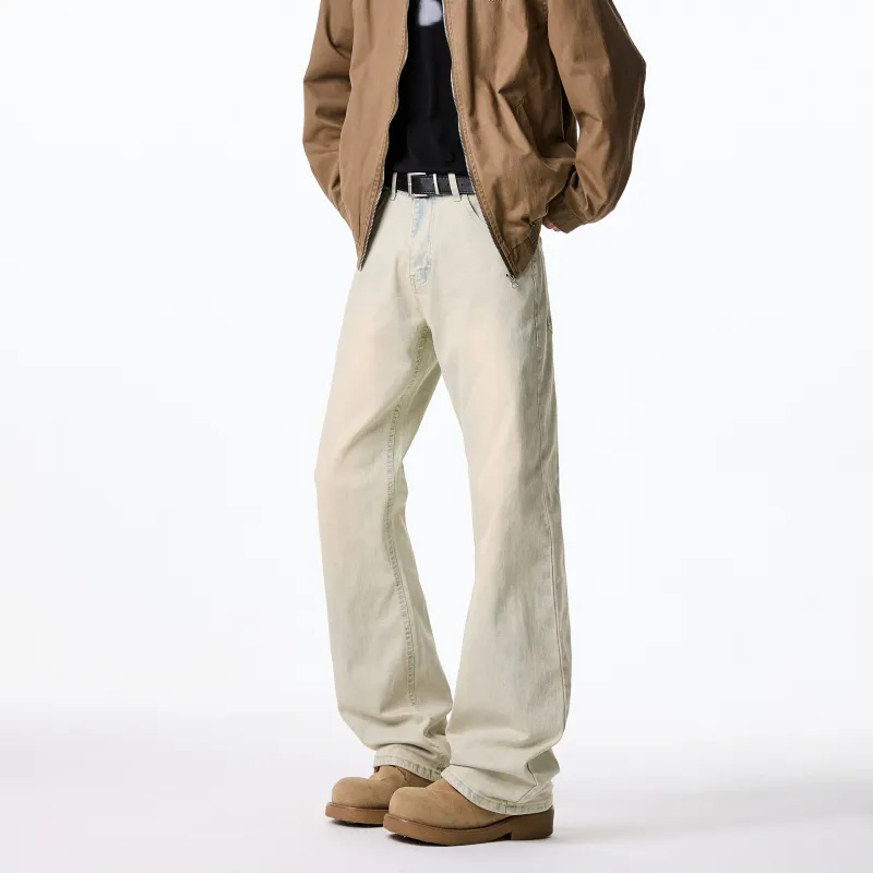 SCHEPPERHEYN Jeans Unisex Washed Yellow Mud-12