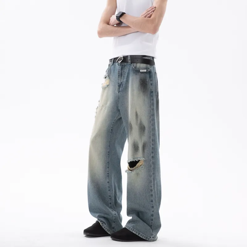 SCHEPPERHEYN Jeans Unisex Vintage Blue Extended Length-2