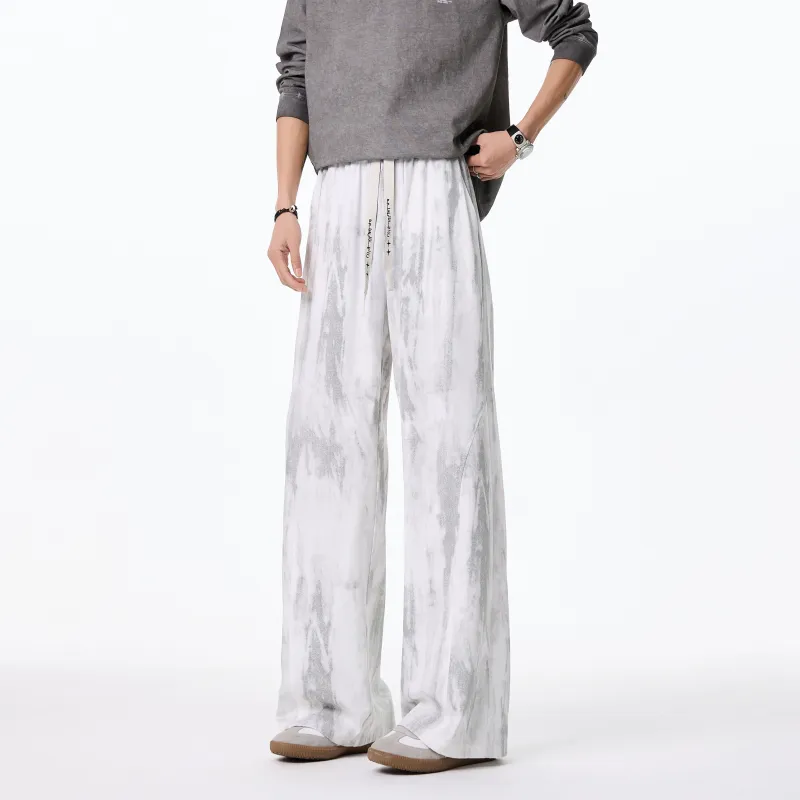 PAINT STAIN Casual Pants Unisex-7