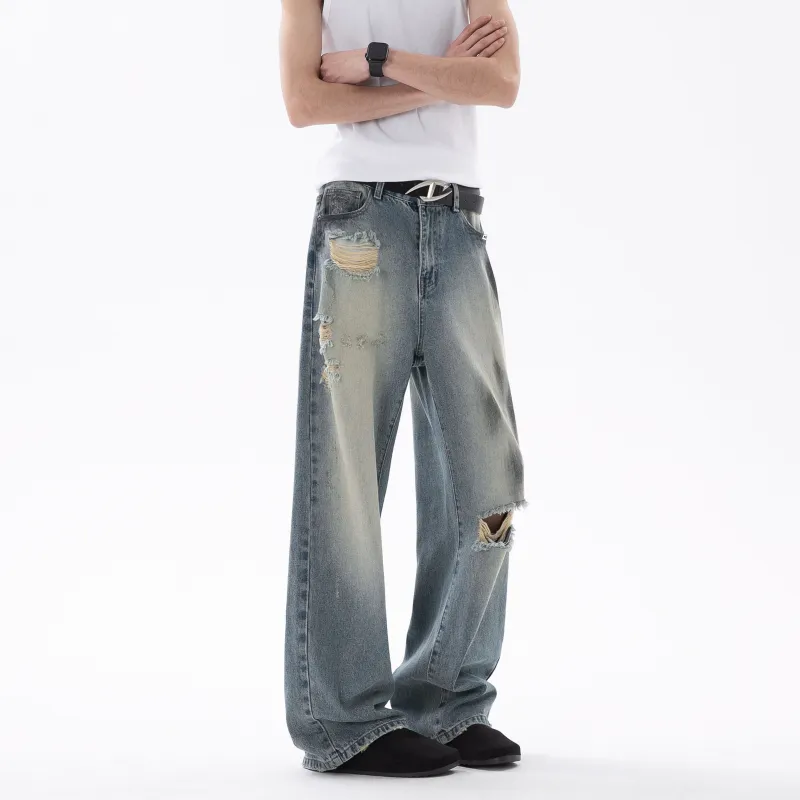 SCHEPPERHEYN Jeans Unisex Vintage Blue Extended Length-4
