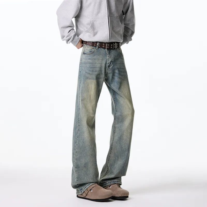 SCHEPPERHEYN Jeans Unisex Washed Yellow Mud-8