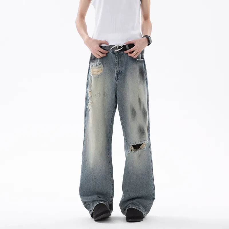 SCHEPPERHEYN Jeans Unisex Vintage Blue Extended Length-3
