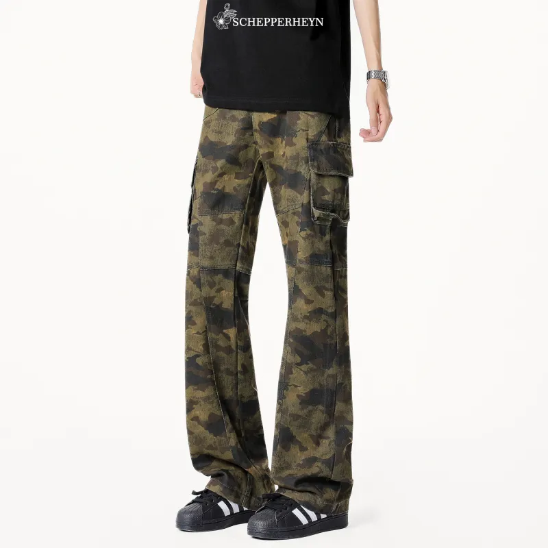 SCHEPPERHEYN Jeans Unisex Camouflage Extended Length-1