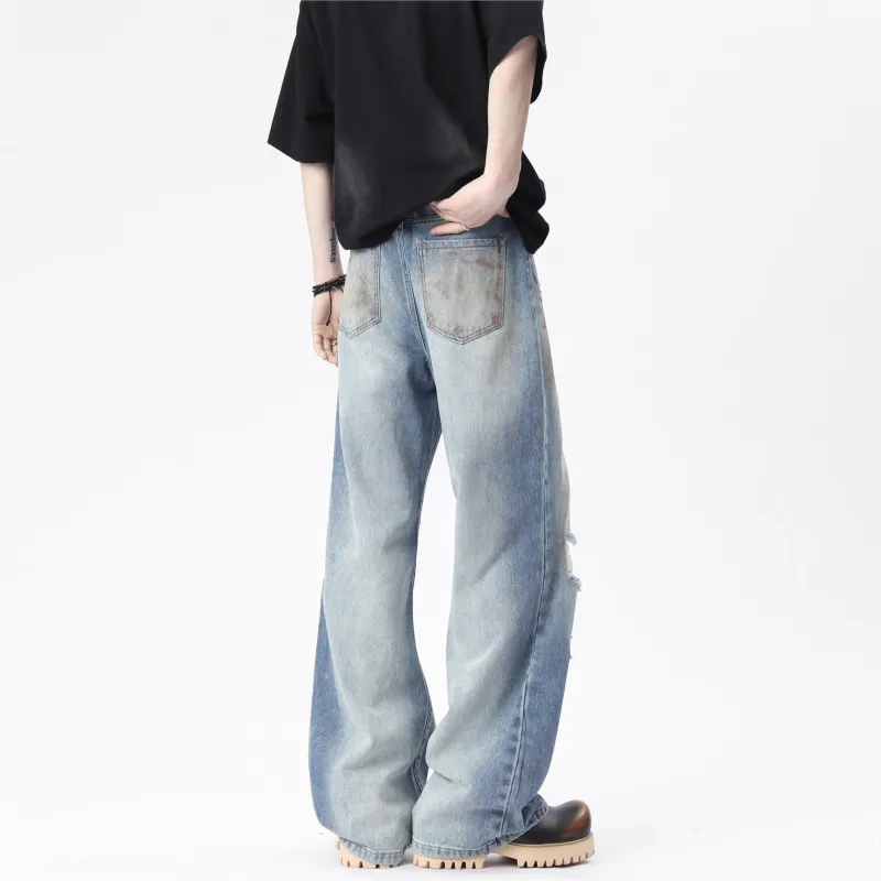 SCHEPPERHEYN Jeans Unisex Vintage Blue Extended Length-5