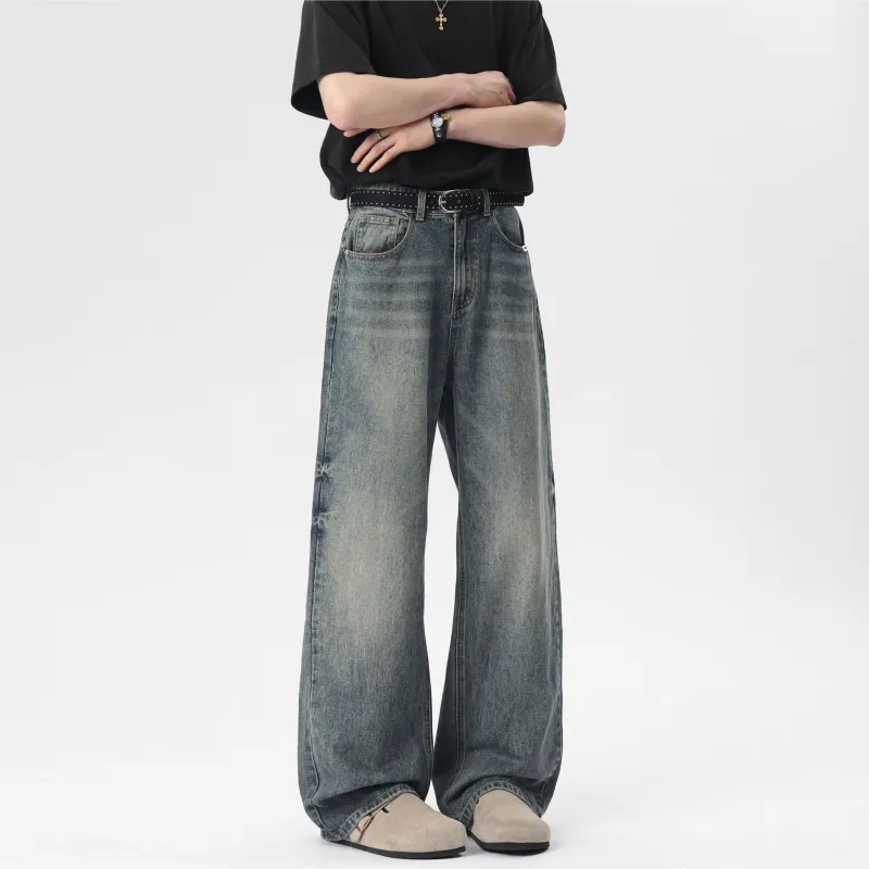 SCHEPPERHEYN Jeans Unisex Vintage Blue Extended Length-3