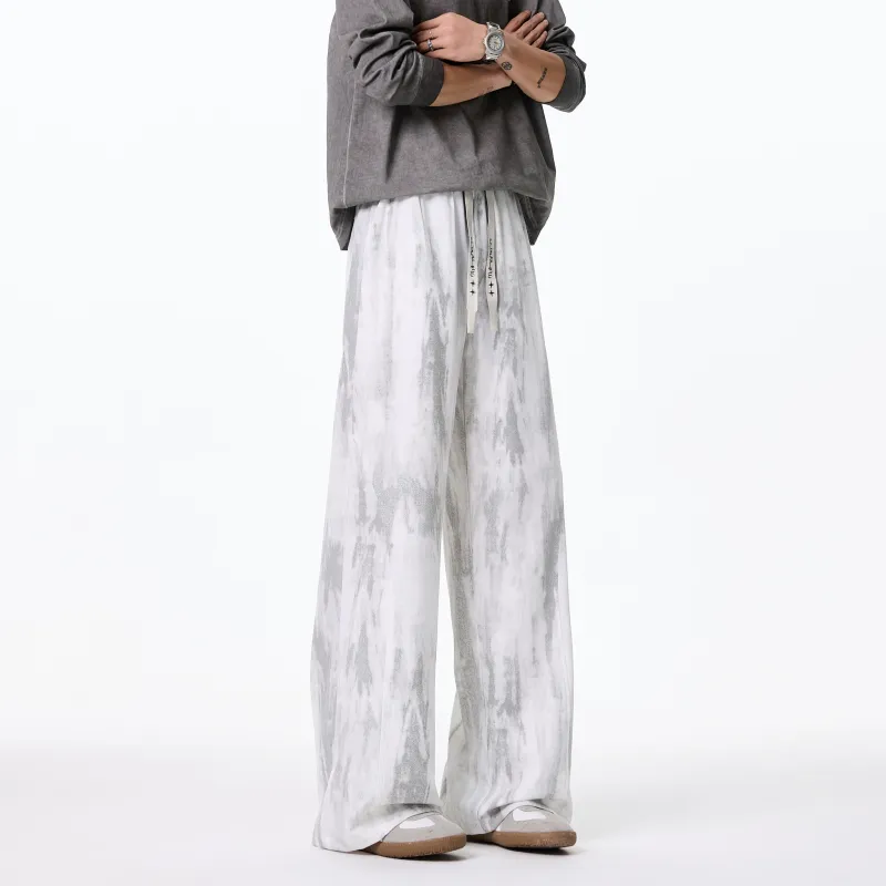 PAINT STAIN Casual Pants Unisex-8