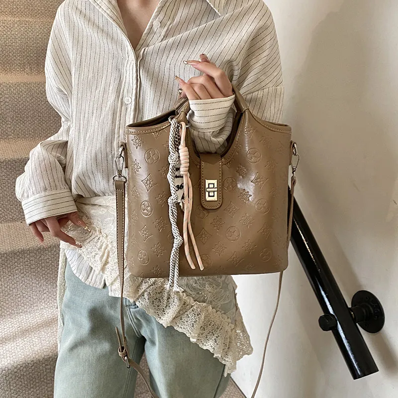 Miss Angel PU Crossbody One Shoulder Handbag Women's Multicolor-13