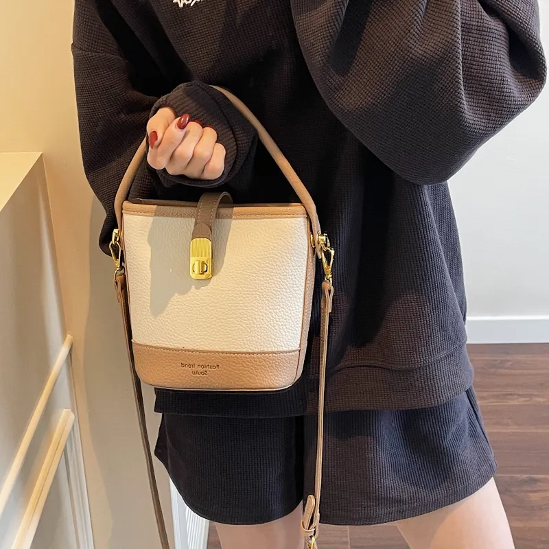 Miss Angel PU Shoulder Bag, Crossbody Bag, Handbag Women's Black/Yellow/Khaki/Pink-15