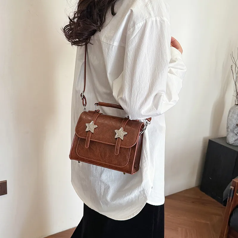 Miss Angel PU Crossbody Bags Shoulder Bags Regular Women's Black/Green/Pink/Beige/Brown-22