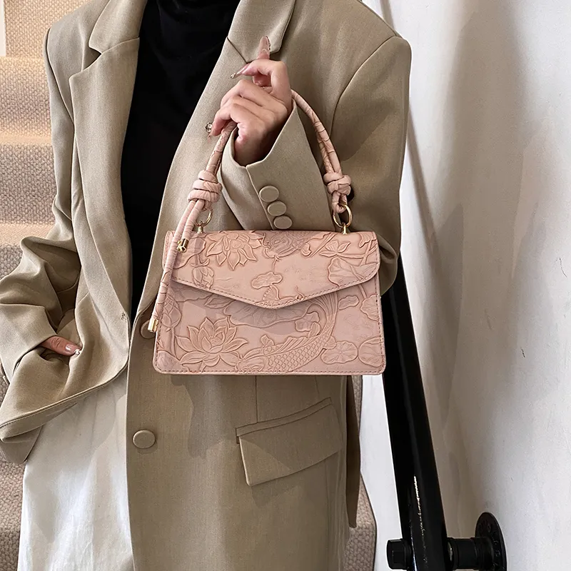 Miss Angel PU Handbag Regular Women's Pink/White-17