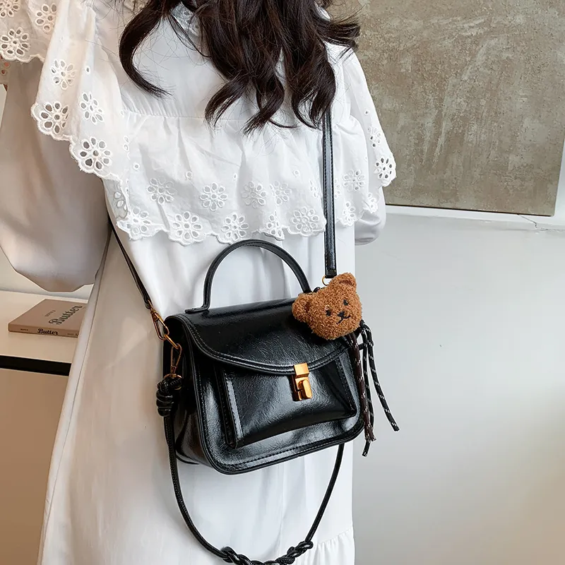 Miss Angel PU Crossbody Bag, Shoulder Bag, Handbag Women's Multicolor-8