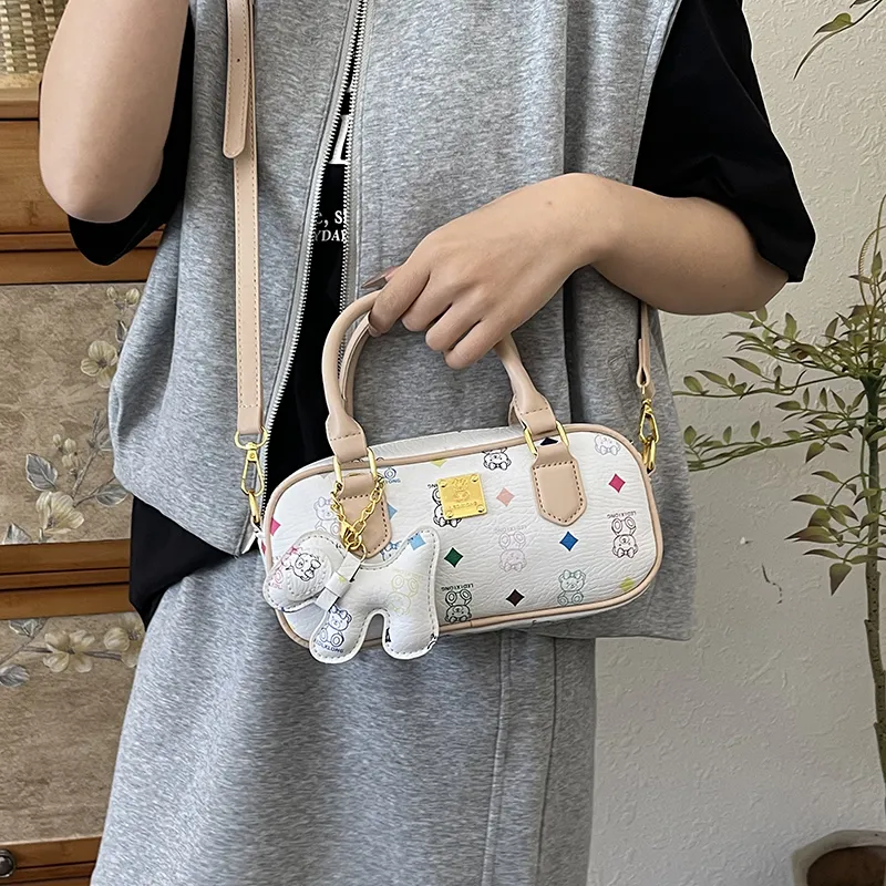 Miss Angel PU Shoulder Bag, Crossbody Bag, Handbag Women's Multicolor-5