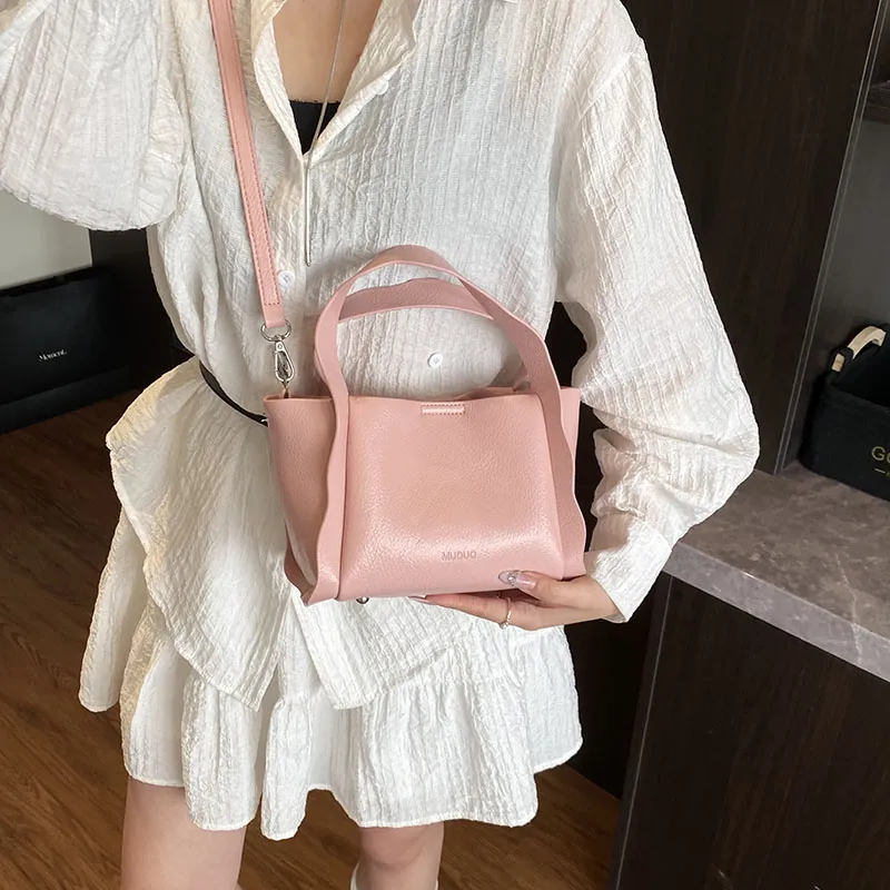 Miss Angel PU Shoulder Bag Crossbody Bag Handbag Regular Women's -Sizing White/Black/Pink/Blue-14