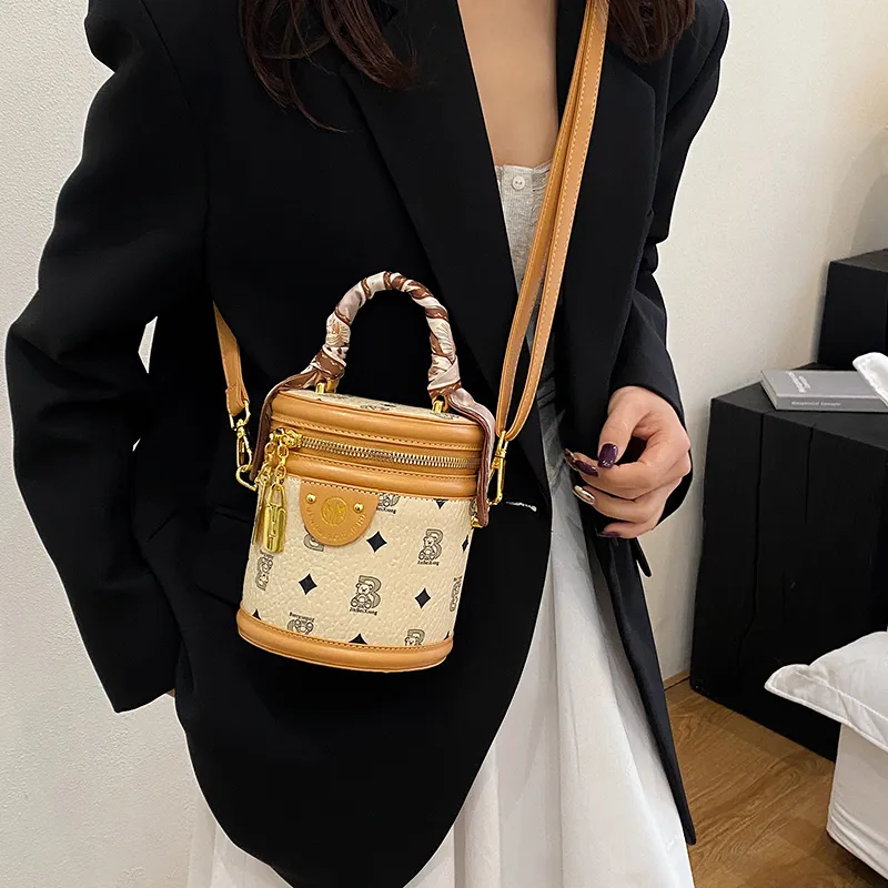 Miss Angel PU Crossbody Bag, Backpack Women's Black/Apricot/Pink/Brown-15