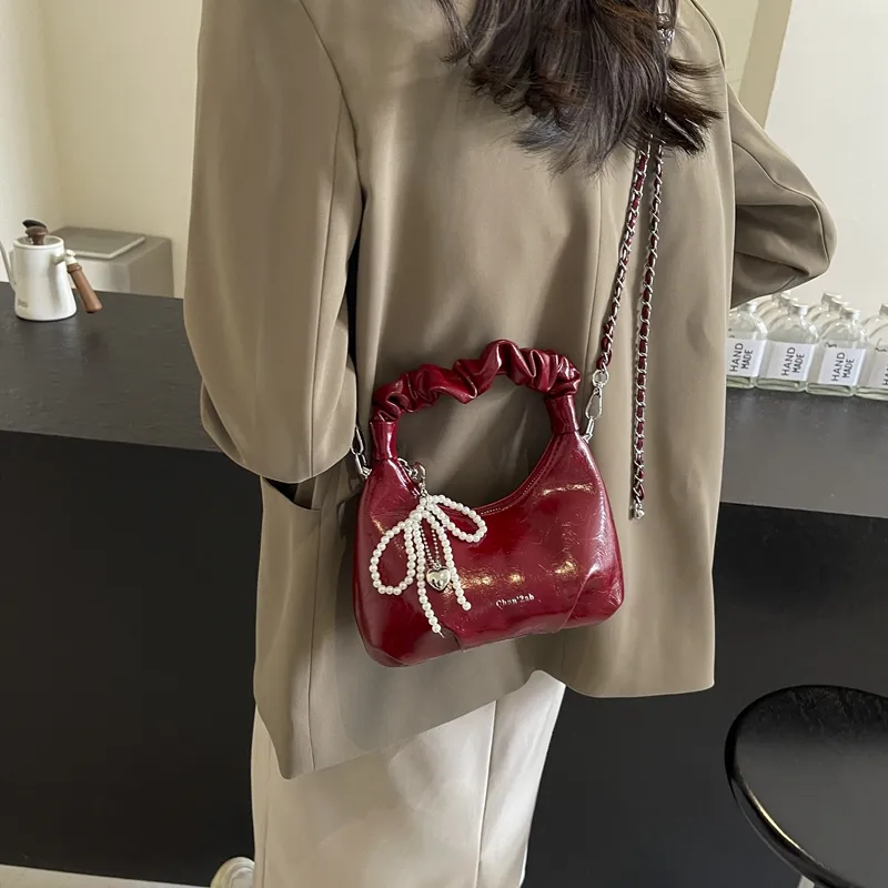 Miss Angel PU Crossbody Bag Regular Women's White/Silver/Black-19