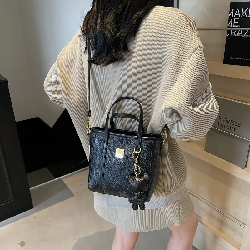Miss Angel PU Crossbody One Shoulder Handbag Women's Multicolor-11