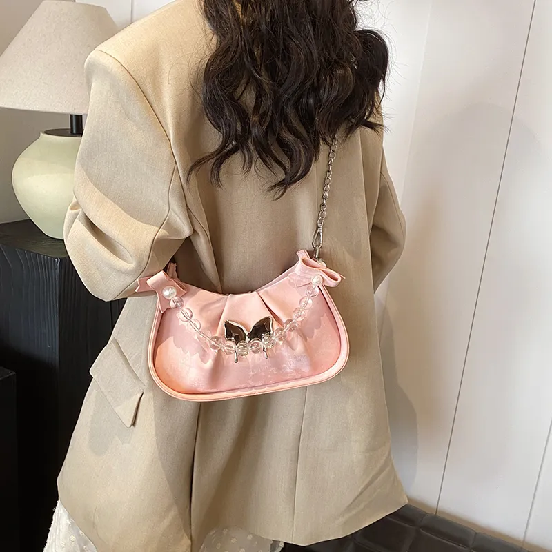 Miss Angel PU Shoulder Bag, Crossbody Bag, Handbag Women's Blue/Pink/White/Black-8