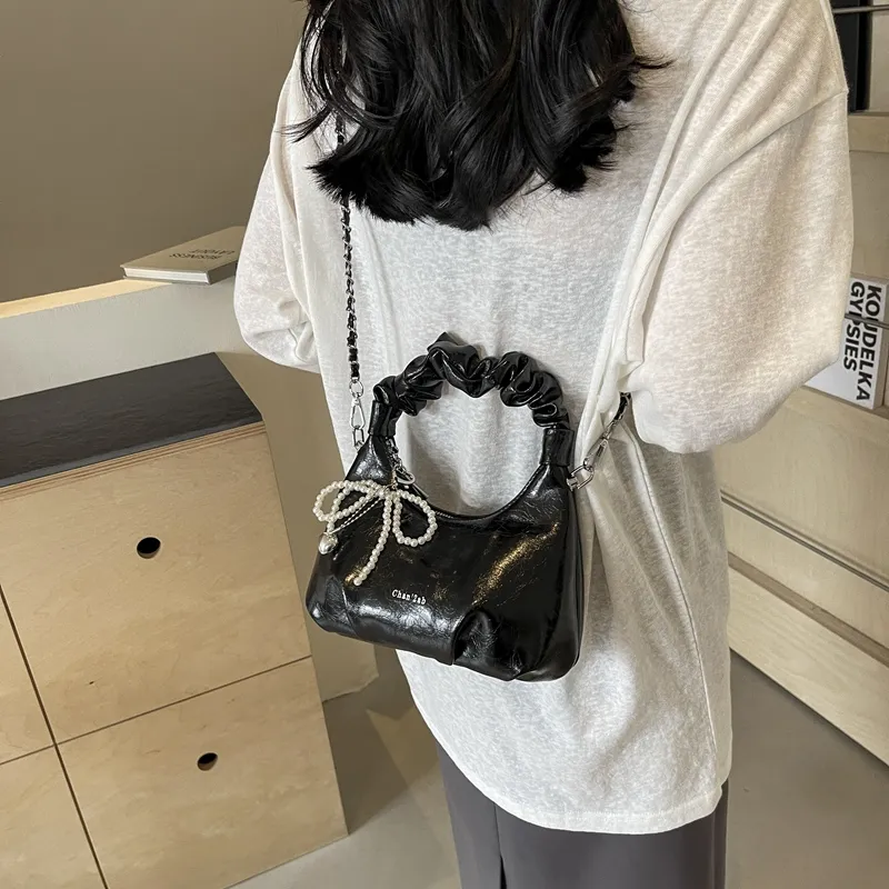 Miss Angel PU Crossbody Bag Regular Women's White/Silver/Black-14