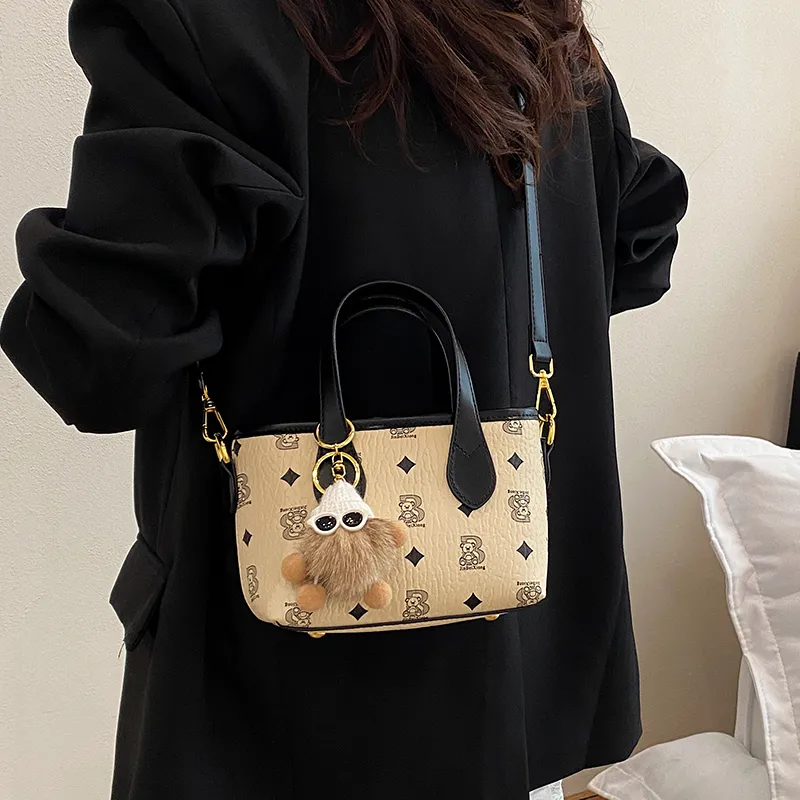 Miss Angel PU Crossbody One Shoulder Handbag Women's Multicolor-14