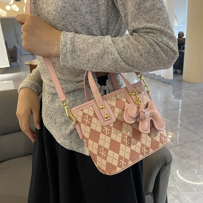 Miss Angel PU Crossbody Bag, Handbag Women's Multicolor-8