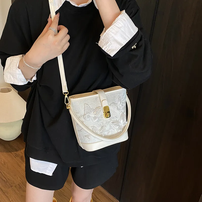 Miss Angel PU Crossbody One Shoulder Handbag Regular Women's Pink/White-5