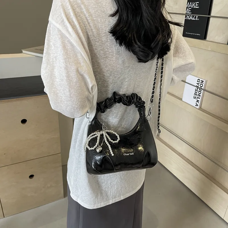 Miss Angel PU Crossbody Bag Regular Women's White/Silver/Black-15