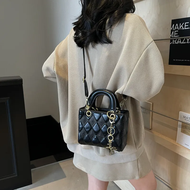 Miss Angel PU Crossbody One Shoulder Handbag Women's Multicolor-7