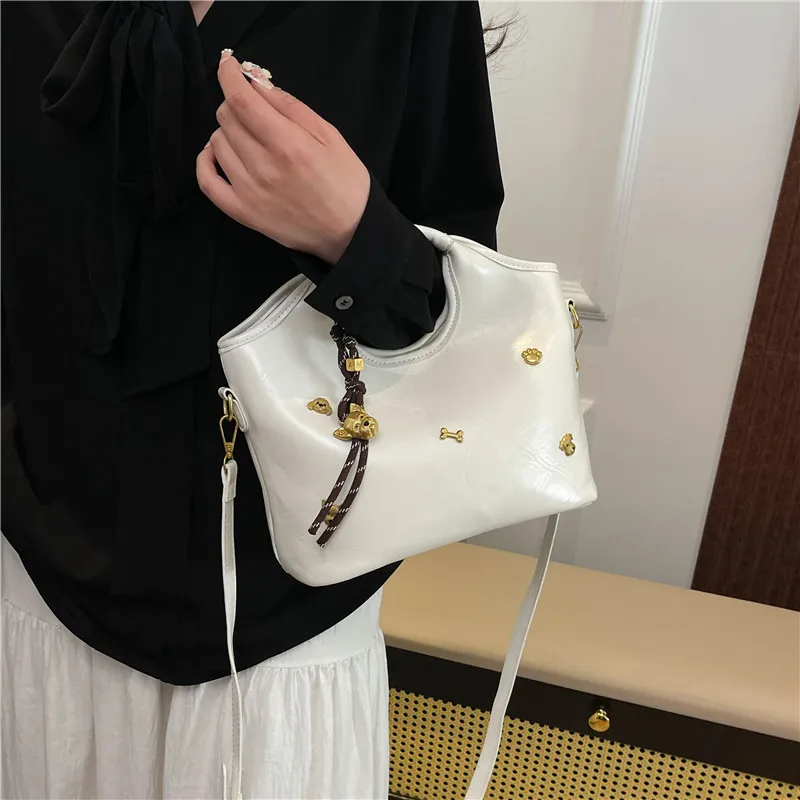 Miss Angel PU One Shoulder Handbag Women's Multicolor-7