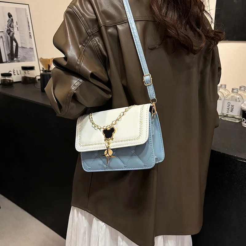 Miss Angel PU Crossbody Bag Travel Bag Regular Women's White/Black/Green/Blue-9