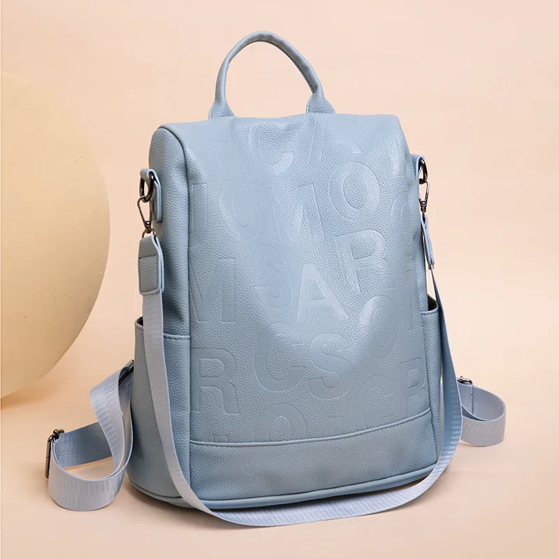Miss Angel PU Crossbody Bag, Shoulder Bag, Backpack Regular Women's Multicolor-15