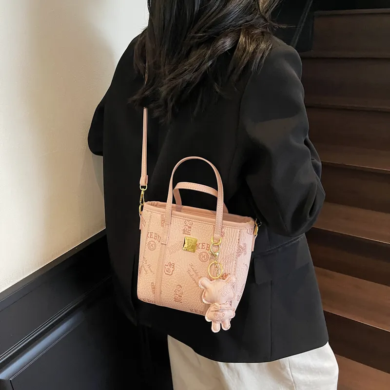 Miss Angel PU Crossbody One Shoulder Handbag Women's Multicolor-14