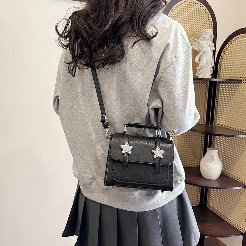 Miss Angel PU Crossbody Bags Shoulder Bags Regular Women's Black/Green/Pink/Beige/Brown-1