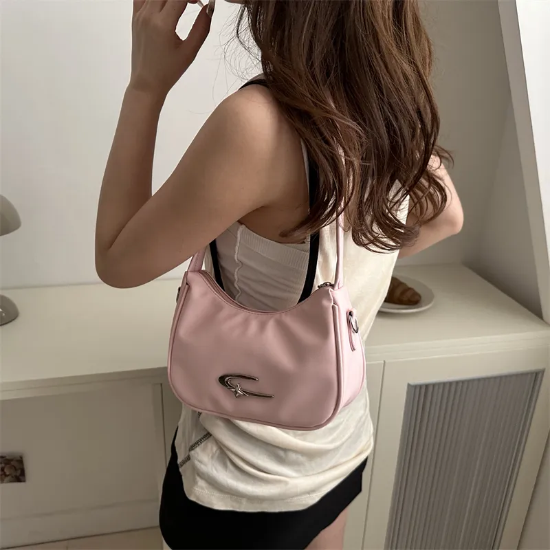Miss Angel PU Handbag, Crossbody Bag, Shoulder Bag Women's White Silver Black Pink-18