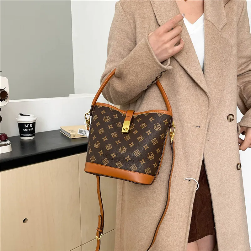 Miss Angel PU Crossbody Handbag Regular Women's Blue/Beige/Brown-20