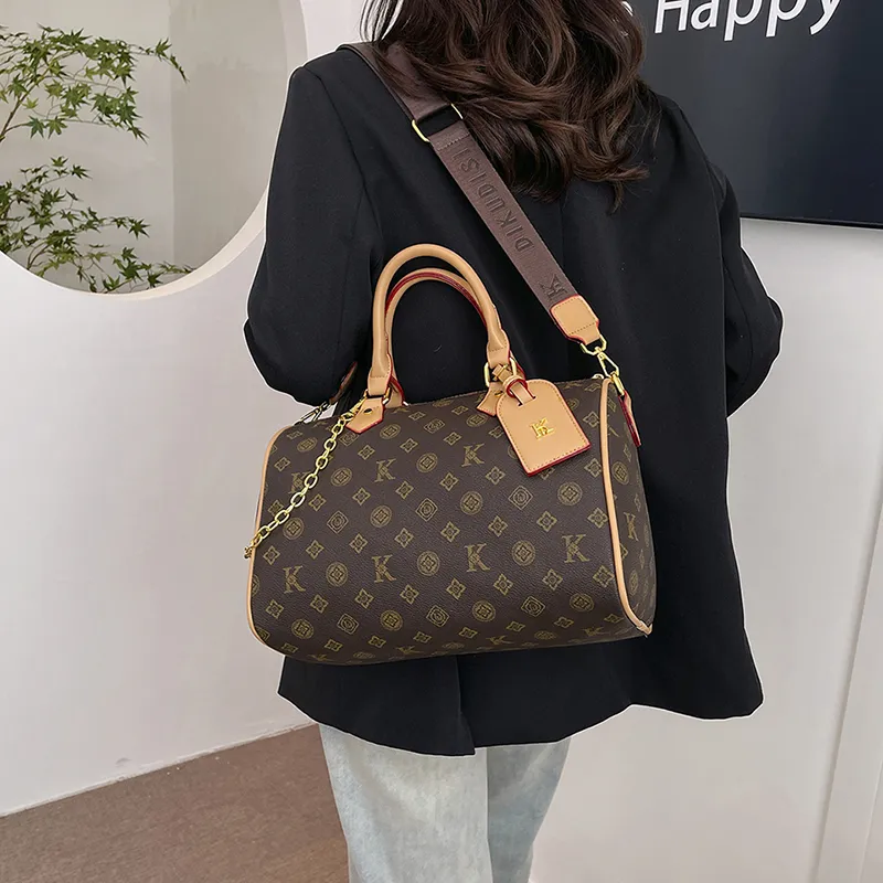 Miss Angel PU Handbag Regular Women's Brown/Khaki-6
