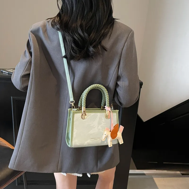 Miss Angel PU Small Square Bag, Crossbody, One Shoulder Handbag Women's Multicolor-15
