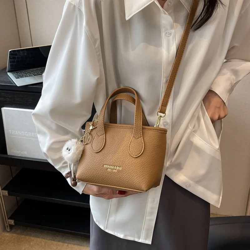 Miss Angel PU Handbag Women's White/Black/Khaki-13