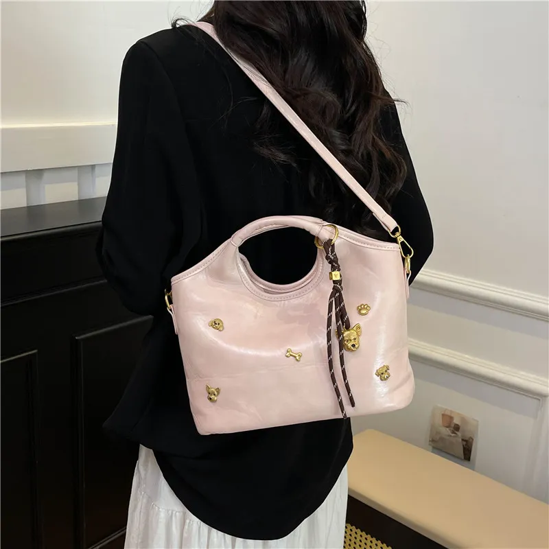 Miss Angel PU One Shoulder Handbag Women's Multicolor-5